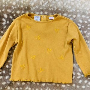 Zara long sleeve shirt Size 12-18mos